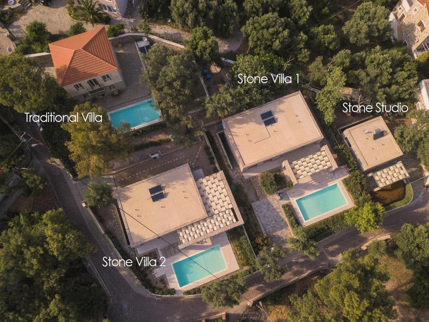 Ouzo Stone House 1 With Private Pool Villa Plomari Bagian luar foto