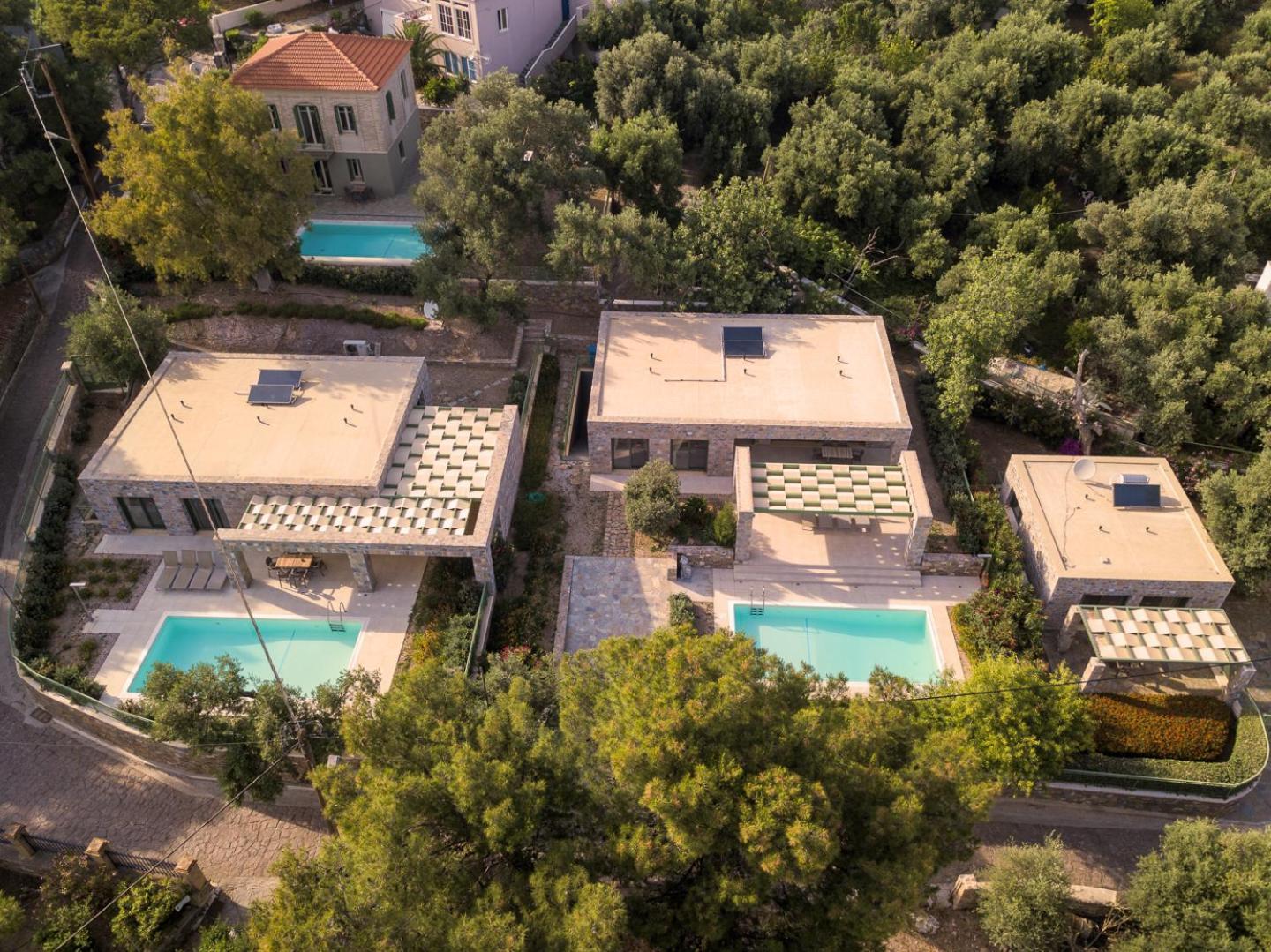 Ouzo Stone House 1 With Private Pool Villa Plomari Bagian luar foto